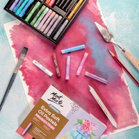 Crayons à l'huile extra doux Mont Marte, tons macaron, ensemble de 26 couleurs pour le dessin des enfants