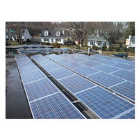 Support de panneau en acier galvanisé robuste et personnalisable pour projets d'installation solaire photovoltaïque commerciale au sol, sur toit ou en carport