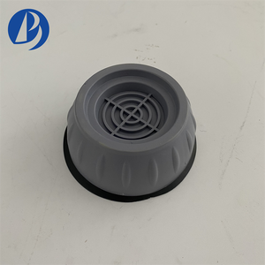 Patins anti-dérapants robustes pour machine à laver avec base en caoutchouc, 4 pièces, ronds - Product Image 1