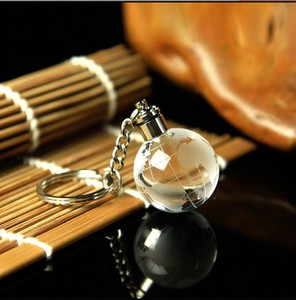 Llaveros de Cristal LED de Alta Calidad al por Mayor, Colgante de Bola de Cristal Colorido Personalizado, Bola Redonda Transparente con LED, Llavero de Cristal - Product Image 3