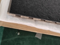 Panneau insonorisant en bois massif de luxe léger et environnemental Panneau insonorisant pour mur de fond de télévision Placage de bois convexe Panneau insonorisé