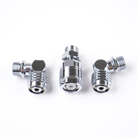 Adaptor Pengatur Scuba Diving 90 Derajat Adaptor Putar UNF untuk Regulator Selang LP