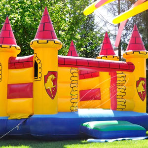צריח קמלוט מסחרי מתנפחים ילדים להקפיץ הבית בחצר האחורית קפיצות טירה - Product Image 2