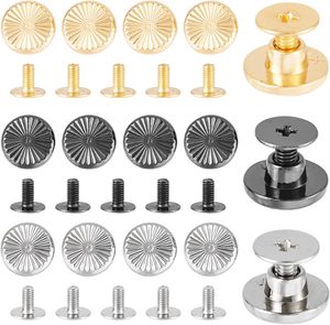 Magibeads Sets Leather Rivets Kit Mm Alloy <b>Purse</b> Screws Back Buttons Decorative Rivets Tightener Metal Buckle Studs For Clothing - Product Image 1