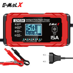 2026年新型E-MaLX高品質ユニバーサル12V15A車バイクスマート修理バッテリー充電器＆メンテナンス器（CE、FCC、UL認証取得済み） - Product Image 3