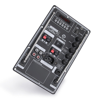 Penguat Suara Outdoor Craftsman HIFI 20W Logam/Plastik FM/Mic Nirkabel 12V/220V Dual Supply Pengisian Cepat Papan Amp Karaoke
