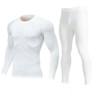 Vente en gros de vêtements de compression pour hommes, collants, leggings, pantalons, tenues de sport à manches longues, costume de fitness, ensemble de vêtements de sport pour le football - Product Image 2