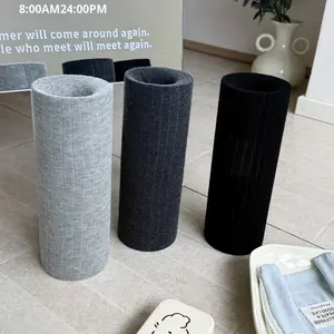 กางเกงเลกกิ้งทรงสลิมมิ่งผ้าฝ้ายสีเนื้อลายทางกว้างซีรีส์ Miu บางเล็กน้อย โปร่งแสง ระดับกึ่งโปร่งใส ช่วยกระชับสะโพก - Product Image 3