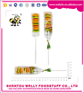 Sucettes gélifiées en forme de <span class=keywords><strong>hamburger</strong></span>, bonbons moelleux multicouches <span class=keywords><strong>halal</strong></span>, emballés individuellement, en boîte de présentation - Product Image 2
