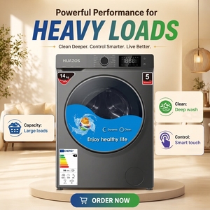 <span class=keywords><strong>Lavadora</strong></span>-<span class=keywords><strong>Secadora</strong></span> Midea Quality HUAZOS de 14 kg, Carga Frontal, Color Gris Titanio, <span class=keywords><strong>Secadora</strong></span> con Condensador Inverter - Product Image 1