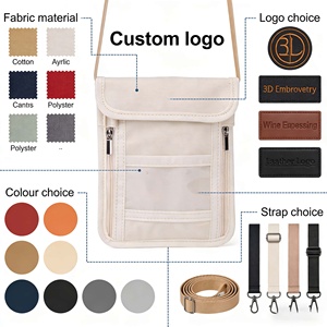 RFID Engelleyici Pasaportluk Seyahat Çantası Çok Cepli Kimlik Kartı ve Belge Saklama Çantası Hırsızlığa Karşı Boyun Cüzdanı Seyahat ve İş İçin - Product Image 4