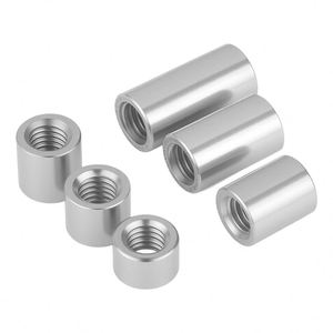 Écrous de raccordement hexagonaux en acier inoxydable 201 304, écrous de soudure cylindriques épaissis M4-M10 pour la fabrication métallique - Product Image 1