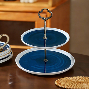 Elegante Juego de Vajilla de Porcelana Azul y Blanca, Vajilla Moderna de Cerámica para el Hogar y Restaurantes - Product Image 3