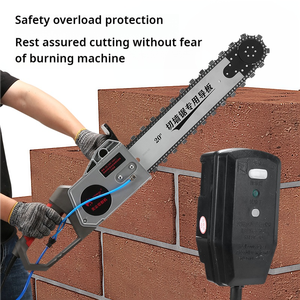 Machine à découper les murs en béton électrique de haute qualité en gros, <span class=keywords><strong>scie</strong></span> à chaîne en alliage portative, peut couper en profondeur, bricolage, pierre industrielle, brique - Product Image 4