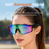 Gafas Inteligentes RONC/OEM con IA, Cámara de 8MP, Grabación de Video, Asistente de IA, Micrófono, Llamadas Telefónicas, Reproductor de Música para Deportes al Aire Libre y Ciclismo