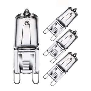 高温耐性G9ハロゲンバルブランプ25W 40WクォーツガラスウォームホワイトライトAC 220Vオーブンバルブ - Product Image 1