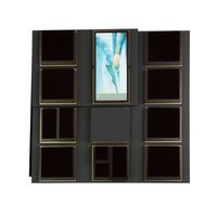 Présentoir original d'usine pour boutique en métal Présentoir de montre en velours Présentoir pour bijouteries Ensembles de présentoirs