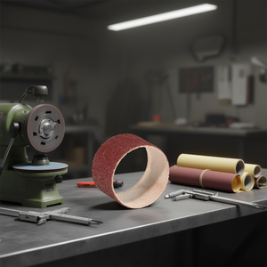 ปลอกผ้าสำหรับขัดคอรันดัม Ab1001ขนาด22x20มม. สำหรับงานเจียรและขัดเงาที่แม่นยำ - Product Image 3