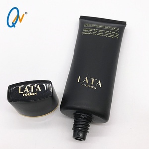 Tube cosmétique mat noir pour crème, tube souple en plastique pour cosmétiques / tube pour crème solaire, emballage en plastique PE pour cosmétiques - Product Image 6