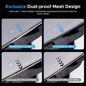 Protector <span class=keywords><strong>de</strong></span> Pantalla para Teléfono Móvil Totalmente Nuevo con Diseño Exclusivo <span class=keywords><strong>de</strong></span> Orificio Antipolvo y Bordes Ultrafinos para los Modelos 13 14 15 16 17 - Product Image 6