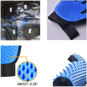 Custom <b>Pet</b> Dog Cat Grooming <b>Cleaning</b> Glove for <b>Pet</b> Dirt Hair Remover <b>Pet</b> <b>Bath</b> Grooming Glove - Product Image 3