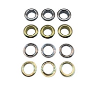 Boutons et œillets à bords arrondis de 10 mm, directement de l'usine - Accessoires en fer pour sacs, chaussures, bottes, tendance et classiques