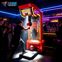 Machine de jeu de boxe à monnayeur Hit Punch&Kick, machine d'arcade à prix, pour divertissement intérieur, double fonction, version anglaise
