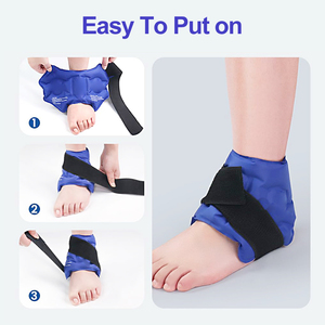 Superior Pain Relief linh hoạt cuối cùng Hot & lạnh trị liệu cổ tay bọc Túi nước đá cho cổ tay mắt cá chân - Product Image 5