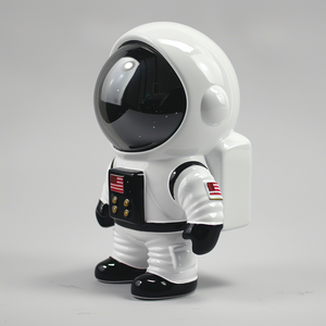 ของตกแต่งเดสก์ท็อปสุดสร้างสรรค์ที่กำหนดเองได้นำของตกแต่งรูปนักบินอวกาศการ์ตูนกระปุกออมสิน - Product Image 3