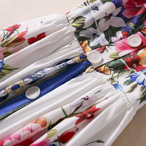 Nuovi arrivi abiti eleganti da donna con stampa <span class=keywords><strong>floreale</strong></span> lunghezza <span class=keywords><strong>Midi</strong></span> all'ingrosso - Product Image 5