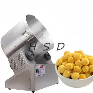 Machine à popcorn au caramel avec assaisonnement et sucre enrobé, et machine à emballer les fleurs aromatisées - Product Image 4