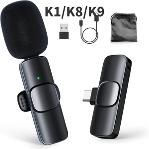 Mini Microphone Lavalier sans fil Gaming Tiktok <span class=keywords><strong>Vlog</strong></span> Micro de prise de vue vidéo courte pour téléphone portable Streaming en direct - Product Image 6
