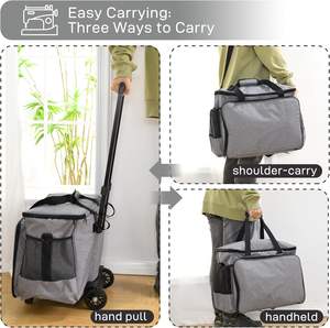 Muestra Gratuita, Bolsa de Transporte Universal para Máquina de Coser, de Gran Capacidad, con Doble Capa para Almacenamiento de Costura - Product Image 4