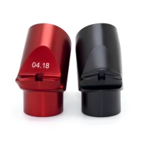 Pièce de rechange optique personnalisée en aluminium usiné CNC, anodisation dure noire, pour appareil photo, télescope, lampe torche, boîtier de lentille LED