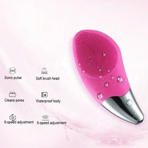 <span class=keywords><strong>Brosse</strong></span> Nettoyante <span class=keywords><strong>Visage</strong></span> Sonique Électrique Vibrante Étanche en Silicone pour Nettoyage en Profondeur des Pores, Vente en Gros, Garantie 6 Mois - Product Image 3