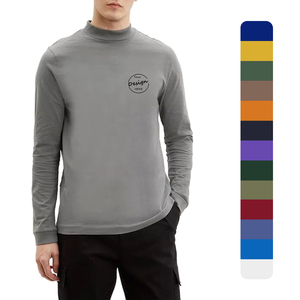 T-shirt da uomo in <span class=keywords><strong>cotone</strong></span> poliestere <span class=keywords><strong>manica</strong></span> <span class=keywords><strong>lunga</strong></span> da uomo, - Product Image 1