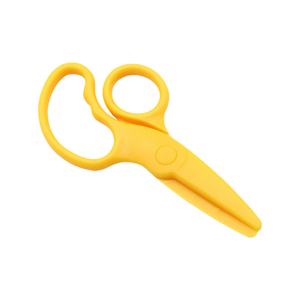 Đồ dùng học tập nhựa an toàn sinh viên kéo số lượng lớn cho các trường học 5 ''kéo cho trẻ em cùn tip đào tạo kéo cho mầm non - Product Image 3