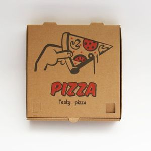 Scatole per <span class=keywords><strong>Pizza</strong></span> in Cartone Ondulato Riutilizzabili e Portatili da 6-12 Pollici, Personalizzabili e di Grado Alimentare, Vendita all'Ingrosso - Product Image 4