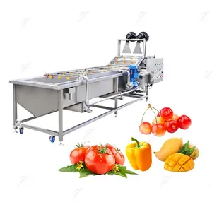 Máquina de lavar legumes e frutas gerador de ozônio batata fritas chili limpeza máquina de lavar