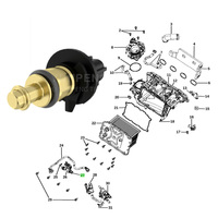 Nouveau capteur de température du liquide de refroidissement de haute qualité 5033313AA pour Jeep pour 2.0L 2.4L 2007-2025