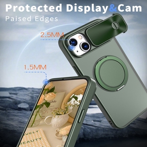 กดกล้องเลนส์แม่เหล็กวงกลมแข็งแรงทนทานเคสชาร์จโทรศัพท์แบบไร้สายสำหรับ <span class=keywords><strong>iPhone</strong></span> 16 15 14 13 12 11 Pro Max PLUS XR <span class=keywords><strong>SE</strong></span> - Product Image 4