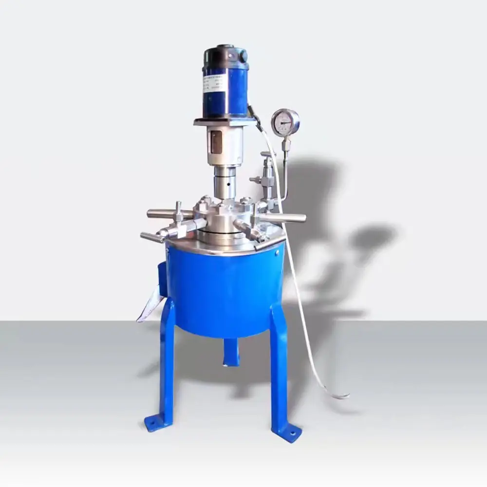 Reactor de autoclave de cama fluidizada industrial micro lab de alta presión de polimerización de 1l