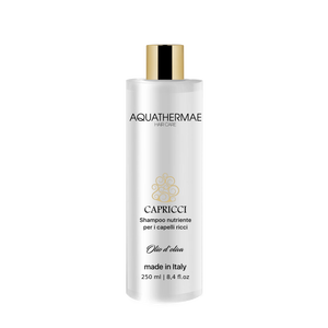 Acondicionador Profesional para el Cuidado del Cabello Rizado, Crema Nutritiva sin Enjuague, Queratina, Aceite de Argán, Anti-Frizz, 250 ml, Hecho en Italia - Product Image 1