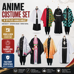 Ropa Interior de Cosplay de Anime Ghost Annihilation, Mido Bean Butterfly Ninja Kuri Flower My Wife Tanjiro Tomioka, Unisex para Adultos, ODM - Product Image 1
