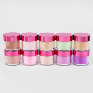 Profesional brillo acrílico polvo vendedores a granel Etiqueta Privada personalizado desnudo uñas acrílico polvos al por mayor cubierta Rosa 2oz - Product Image 4
