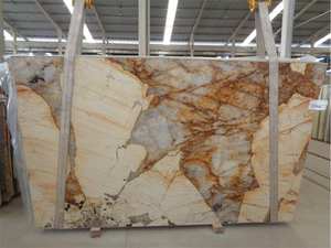 Diseño Exclusivo de Losa de Cuarcita Natural de Lujo, Encimeras de Cocina de Primera Calidad Pulimentadas para Villas, Interiores de Apartamentos - Product Image 5