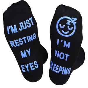 Novelty Gift Non Slip Sock With Funny Gripper Birthday Gifts For Men Dad Father Husband Grandpa Mens Socks