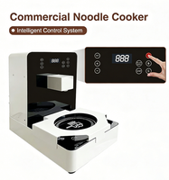 Machine à Cuisiner les Nouilles Instantanées Commerciale à Induction Automatique en Acier Inoxydable Yacook, Nouveau Design, 2100W+1200W, Nettoyage Facile