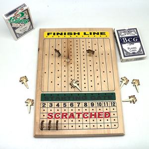 Gioco da Tavolo in Legno Personalizzato per <span class=keywords><strong>Adulti</strong></span> e Bambini, Corsa di Cavalli per Feste a Prezzo di Fabbrica - Product Image 4