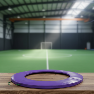 Tapis de <span class=keywords><strong>protection</strong></span> souple circulaire personnalisé en PP pour <span class=keywords><strong>trampoline</strong></span> d'intérieur, pliable, pour lit de saut, <span class=keywords><strong>protection</strong></span> de <span class=keywords><strong>ressort</strong></span>, parc de trampolines, écologique - Product Image 1